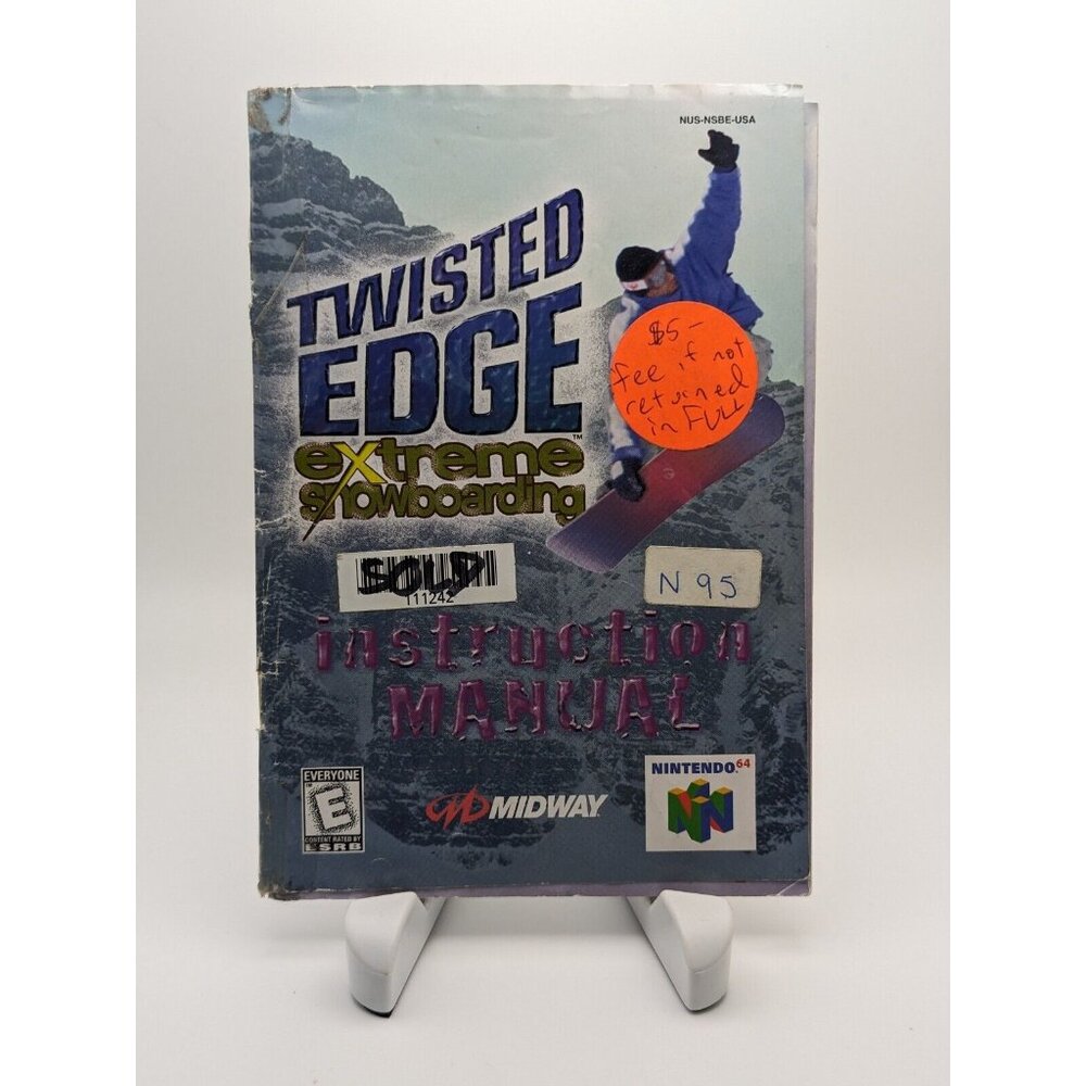 Twisted Edge (Nintendo 64 N64, 1998) Manual ONLY No Game